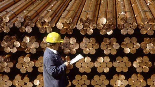Producción industrial china impulsa al cobre, aluminio, zinc y plomo en el mercado internacional